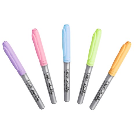 PENNARELLI PERMANENT PASTELLO BIC INTENSITY - immagine 3