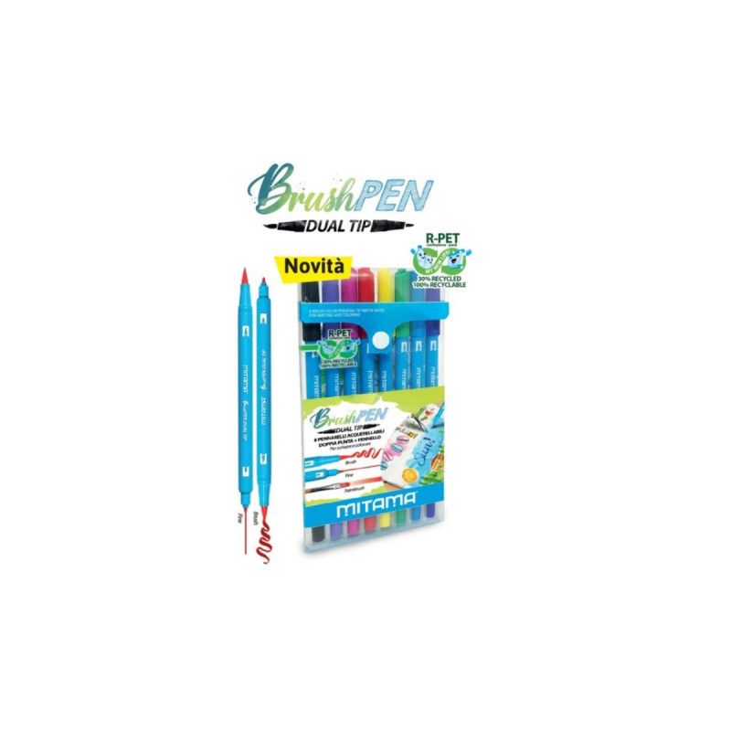 PENNARELLI BRUSH ACQUARELLABILI MITAMA - immagine 2